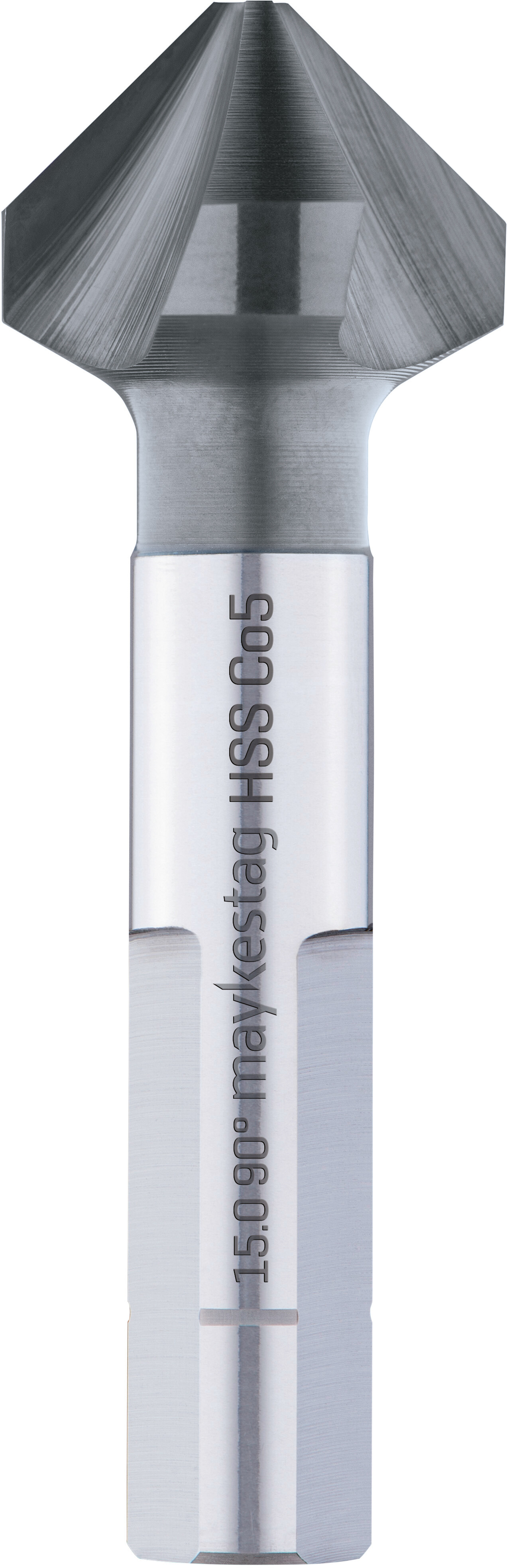 HSS Cobalt Kegelsenker 3-Flächenschaft, ungleiche Teilung