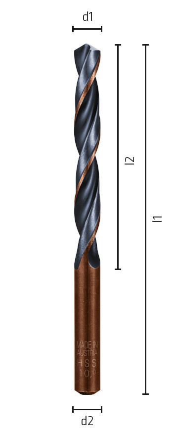 Sprint Master, HSS Spiralbohrer, kurz, DIN 338 RN, SET