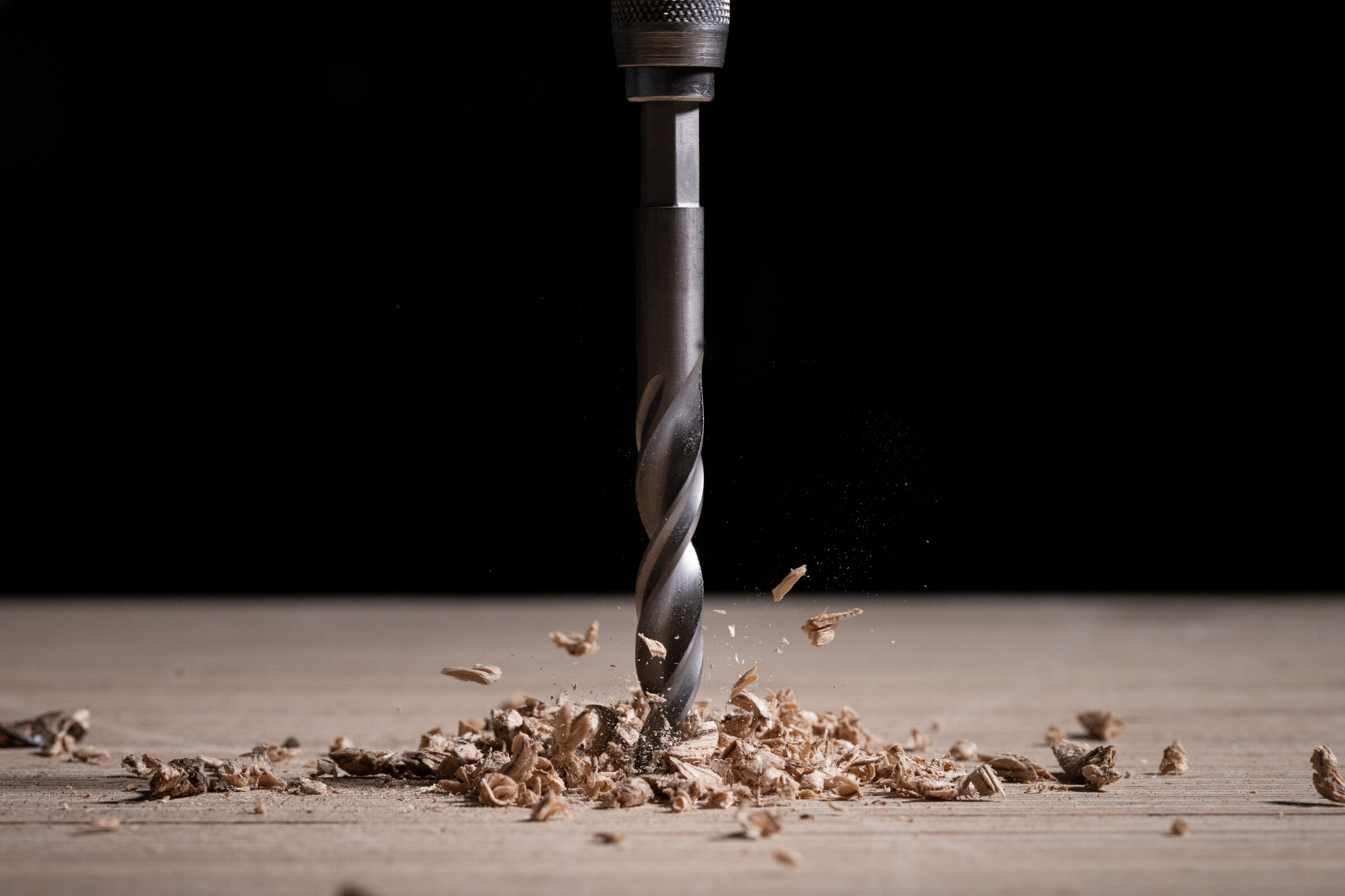 Holzspiralbohrer für schlagfeste Bohrmaschinen