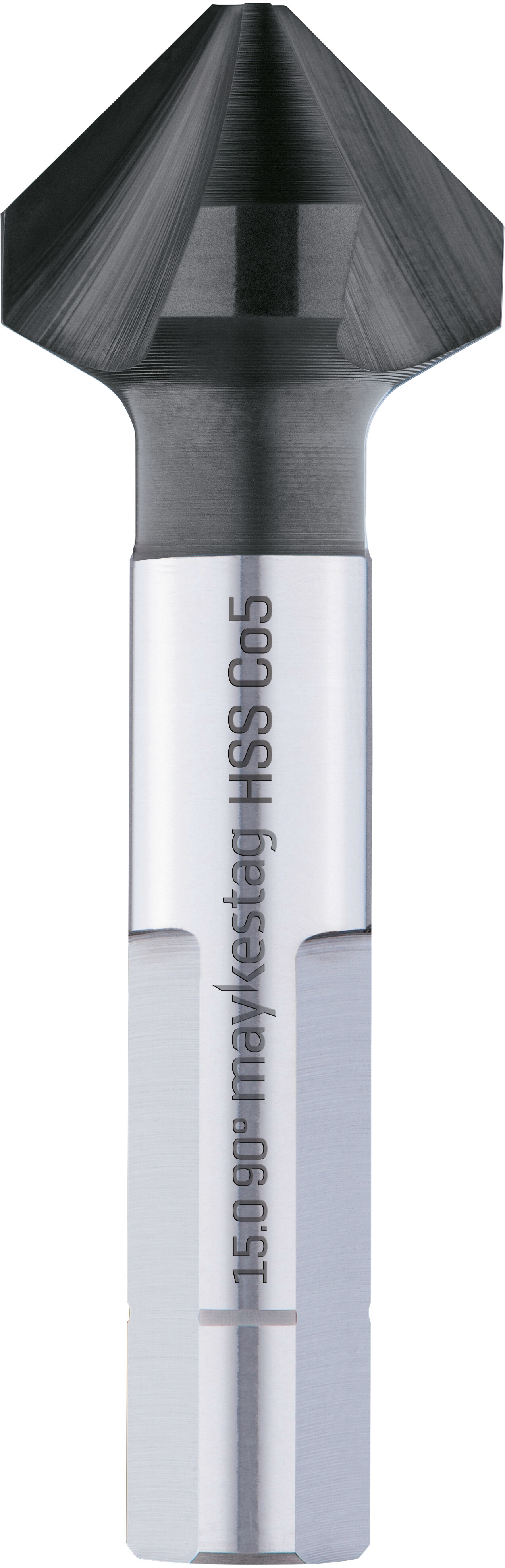 HSS Cobalt Kegelsenker, 3-Flächenschaft, ungleiche Teilung,
DIN 335 C, 90°