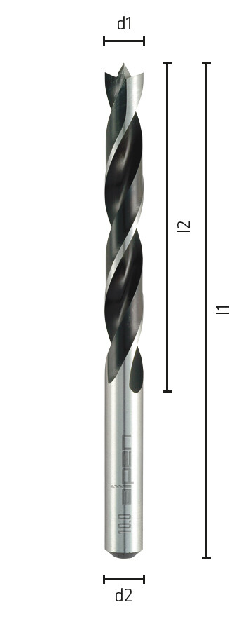 CV / HSS Maschinen Holzspiralbohrer