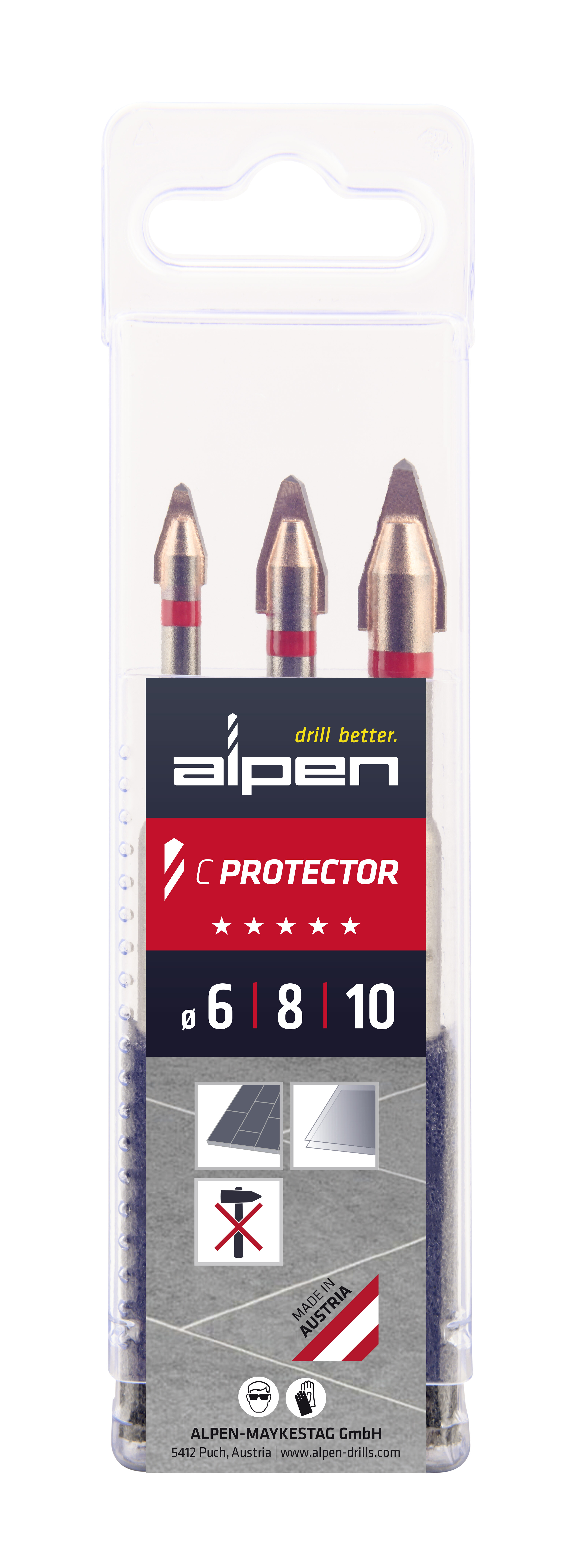C PROTECTOR 3-tlg. Ø 6-8-10