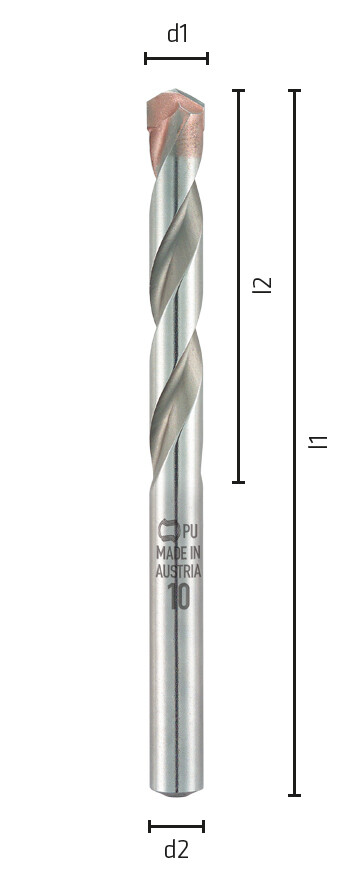 Hartmetall-Keramikbohrer, DIN ISO 5468