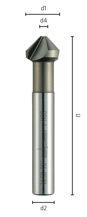 HSS Kegelsenker,
DIN 335 C, 90°