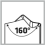 160 ° Spitze-Profi-Beton neu